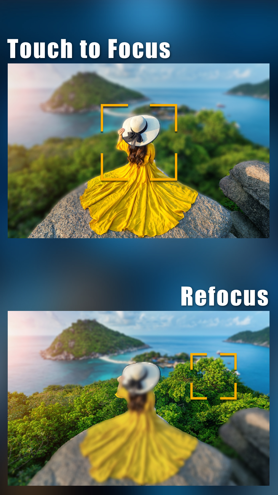 اسکرین شات 1 برنامه Focos: bokeh, blur image