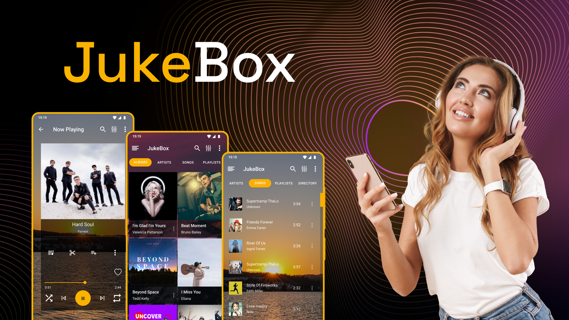 اسکرین شات 7 برنامه Music Player - JukeBox