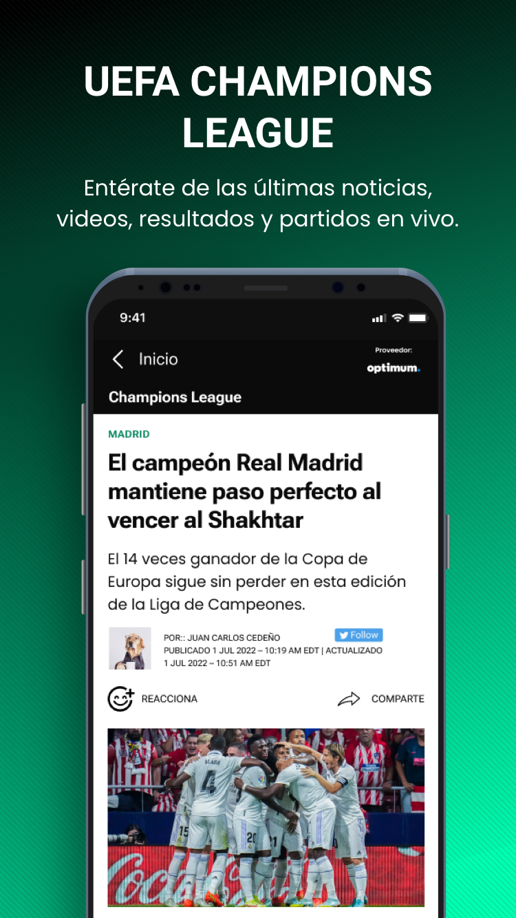 اسکرین شات 4 برنامه TUDN: TU Deportes Network