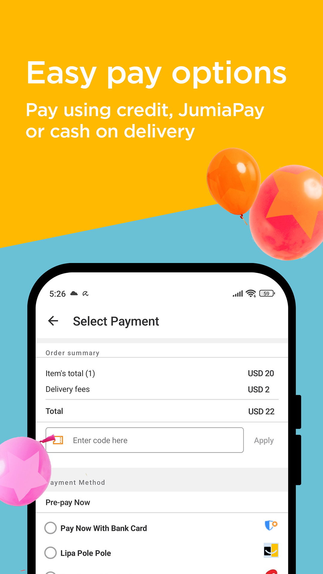 اسکرین شات 5 برنامه JUMIA Online Shopping