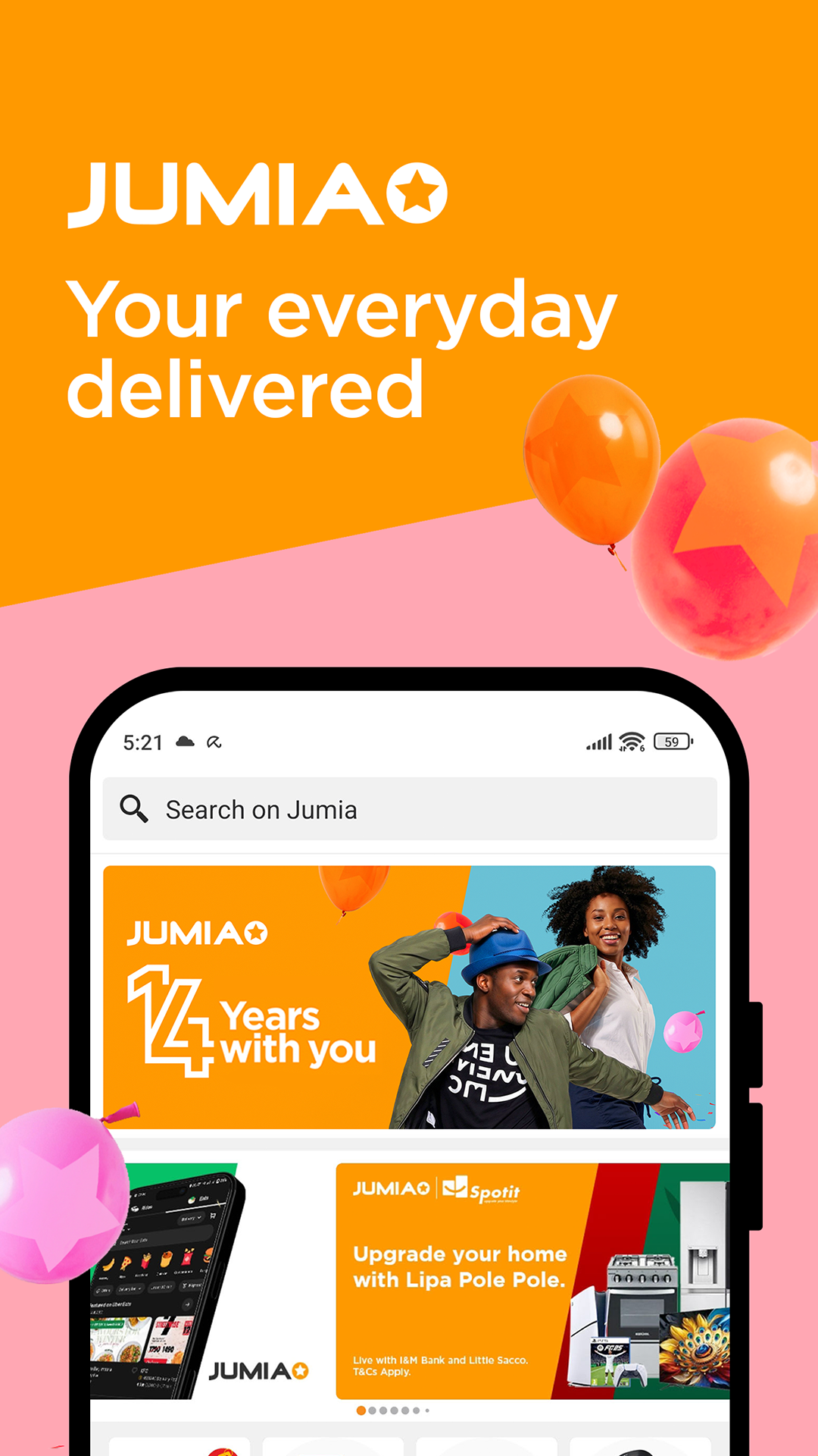 اسکرین شات 1 برنامه JUMIA Online Shopping