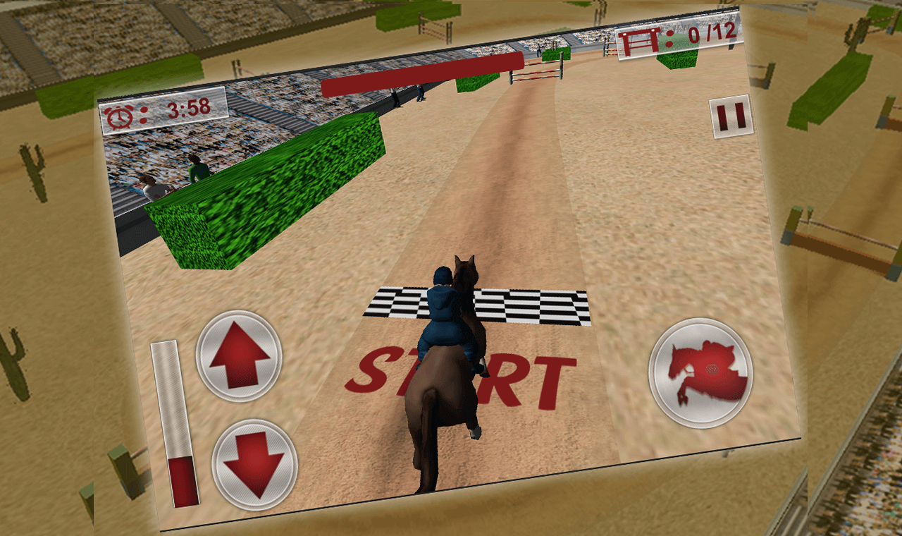 اسکرین شات 1 بازی Jumping Horse Racing Simulator