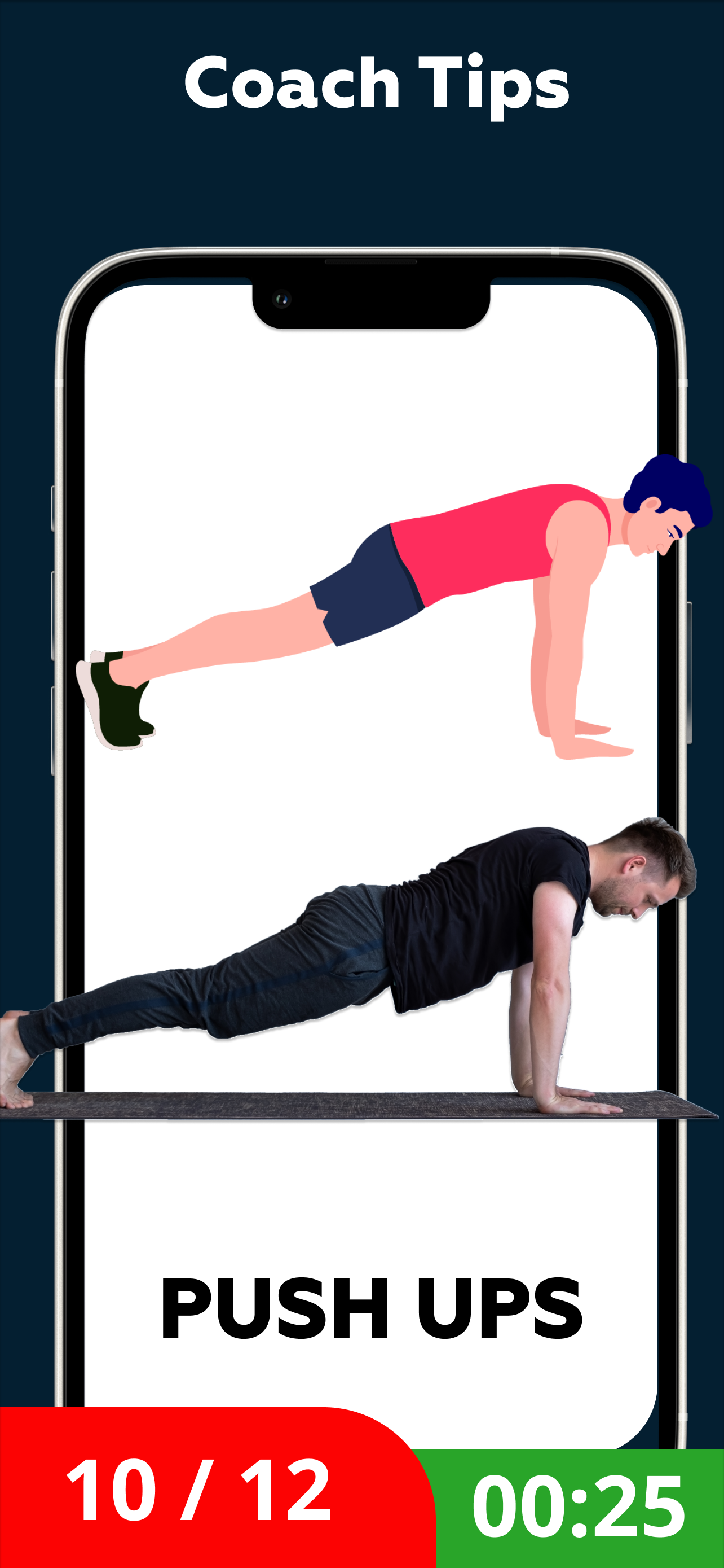 اسکرین شات 7 برنامه Workout at Home: No Equipment