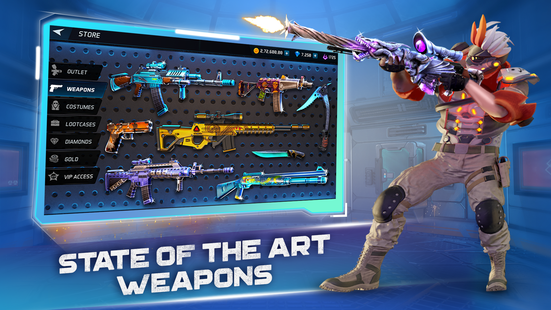 اسکرین شات 3 بازی MaskGun: FPS Shooting Gun Game
