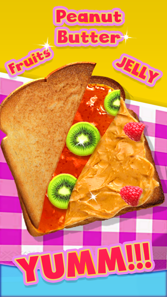 اسکرین شات 3 برنامه Peanut Butter Jelly Sandwich