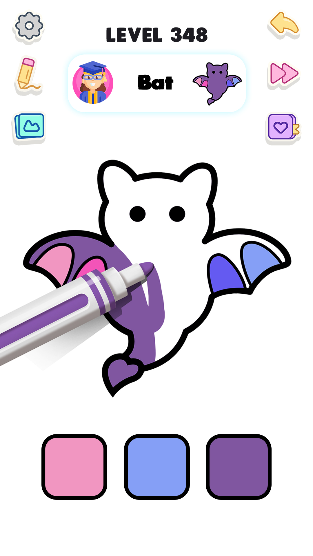 اسکرین شات 4 بازی Color ASMR: Painting Book