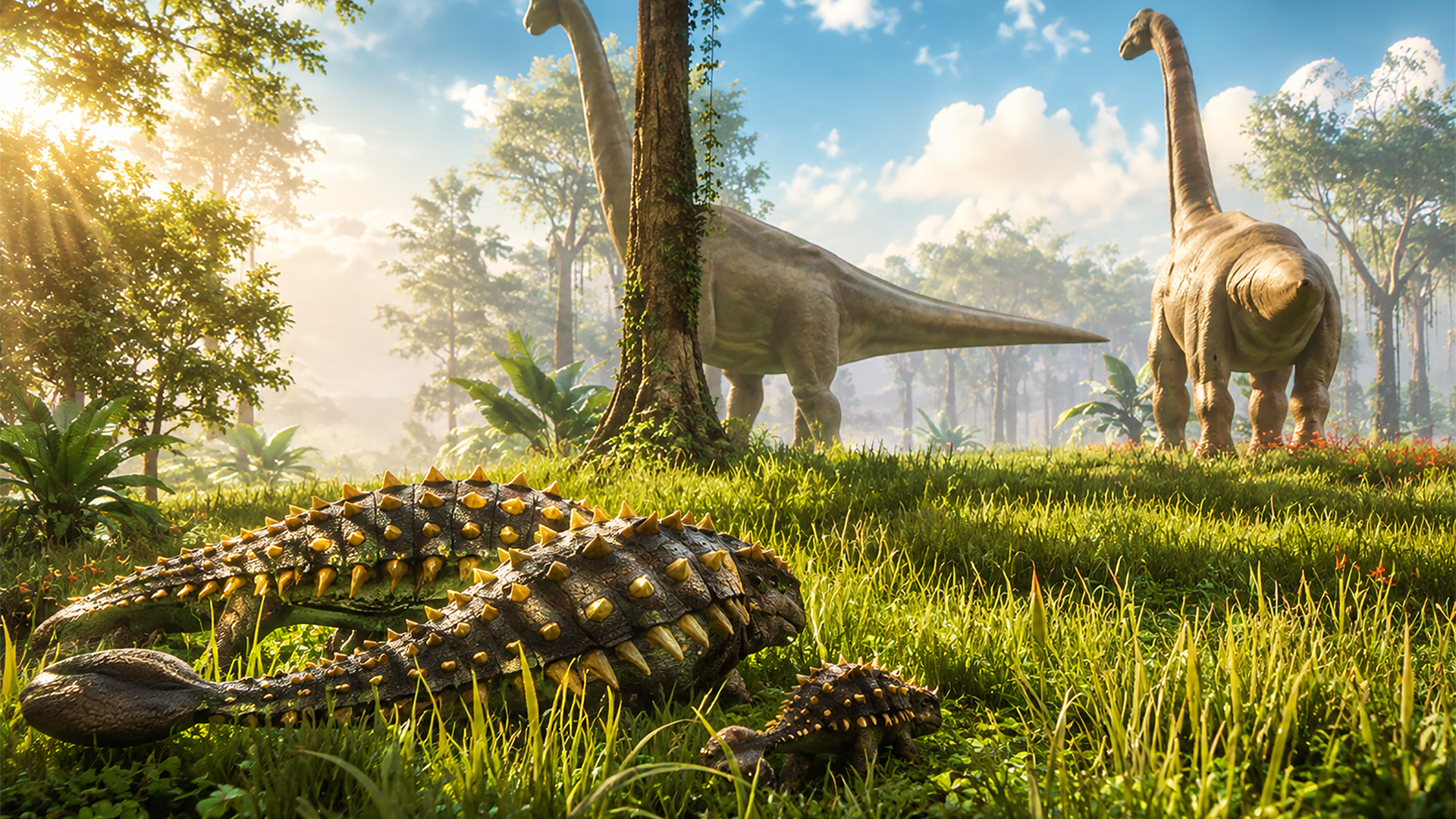 اسکرین شات 4 بازی Ankylosaurus Dino Simulator