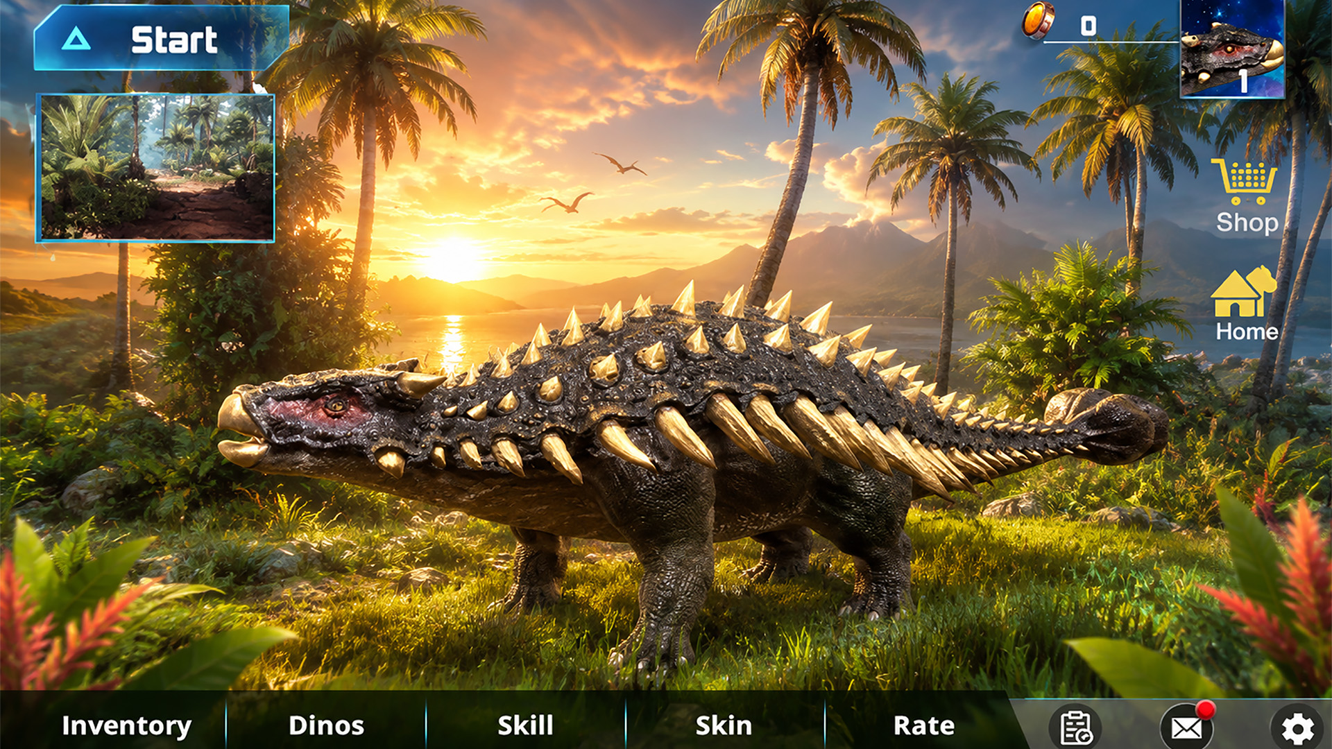 اسکرین شات 3 بازی Ankylosaurus Dino Simulator