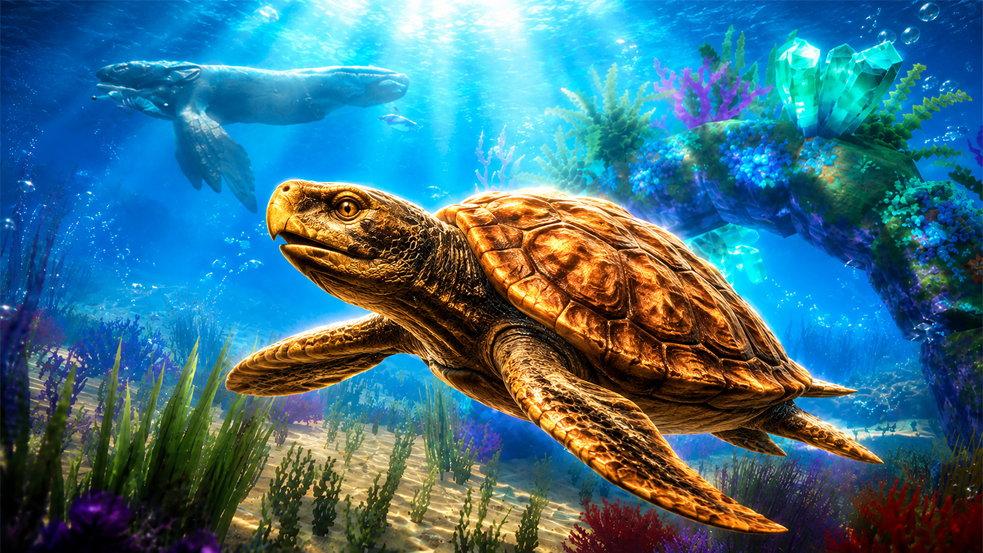 اسکرین شات 4 بازی Archelon: Sea Turtle Dino Sim