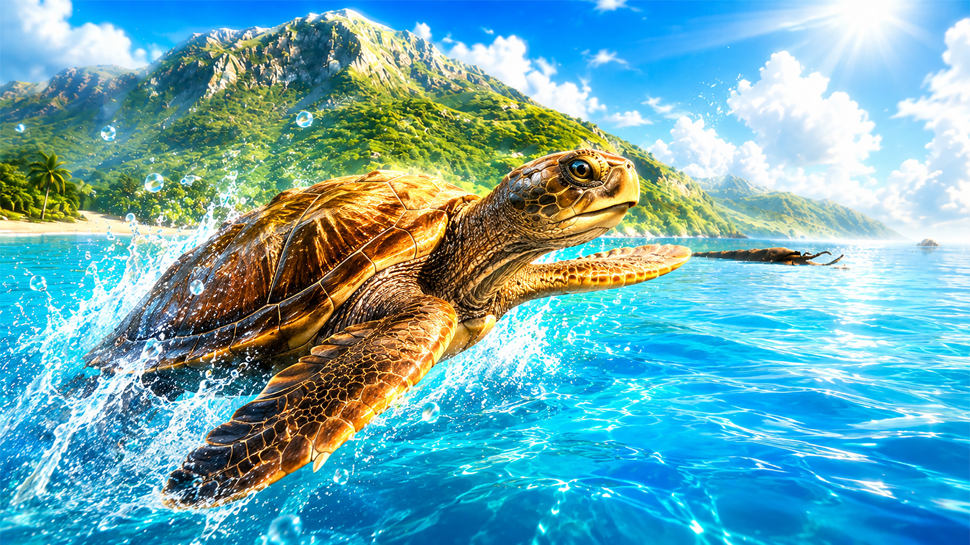 اسکرین شات 2 بازی Archelon: Sea Turtle Dino Sim