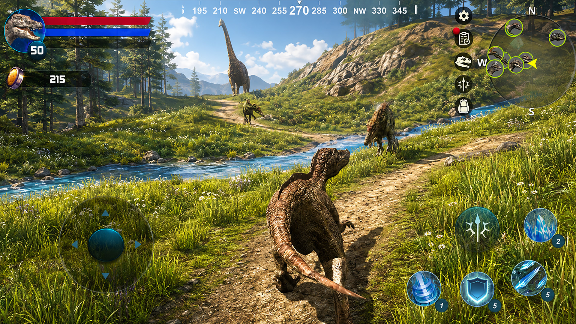 اسکرین شات 4 بازی Baryonyx Dinosaur Simulator