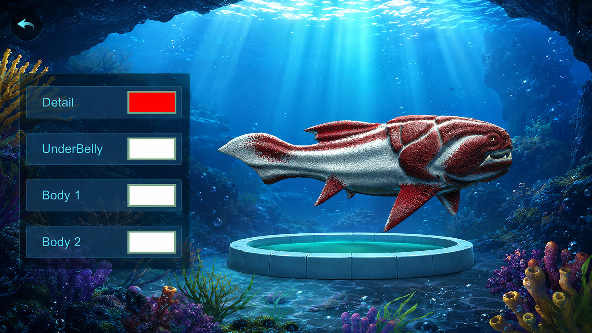 اسکرین شات 4 بازی Dunkleeosteus Simulator