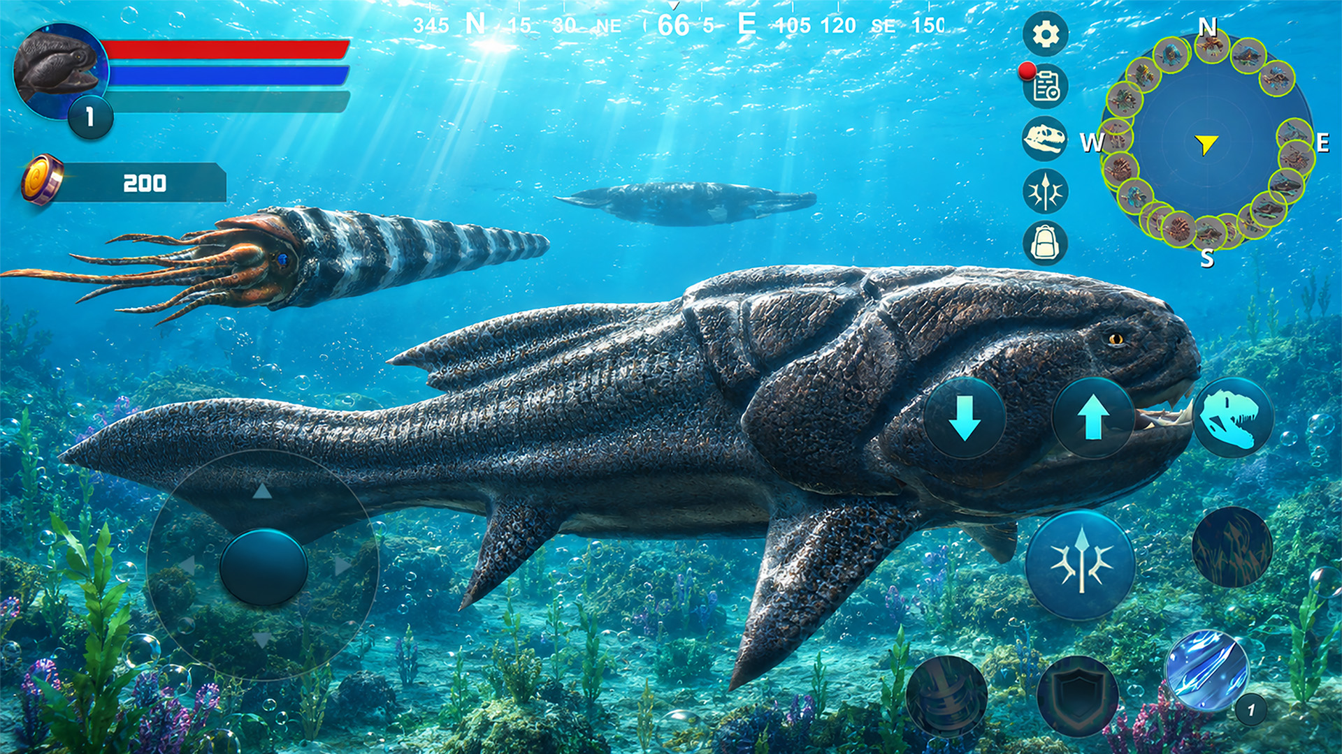 اسکرین شات 8 بازی Dunkleeosteus Simulator