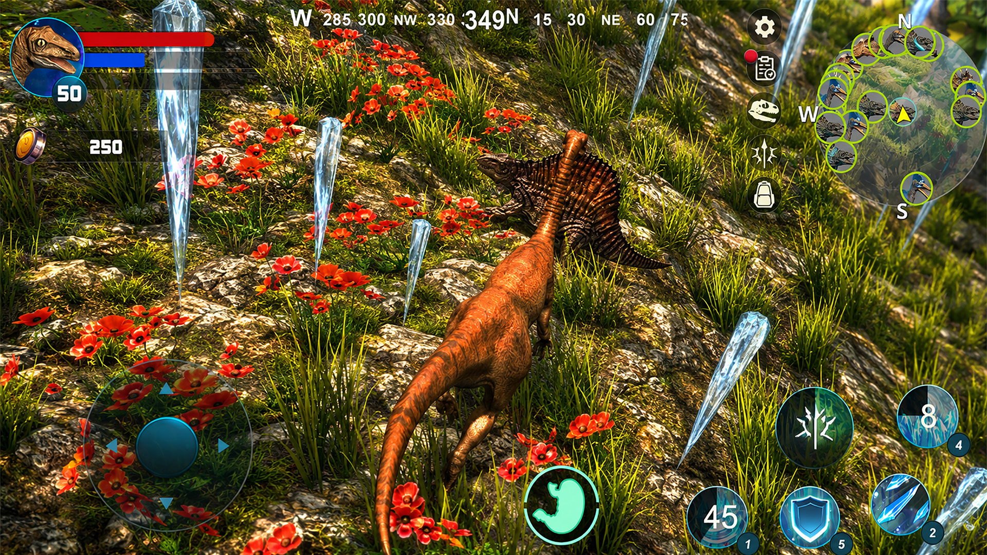 اسکرین شات 7 بازی Gallimimus: Fastest Dino Sim