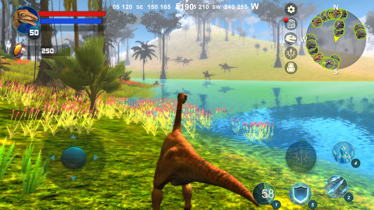 اسکرین شات 4 بازی Gallimimus: Fastest Dino Sim