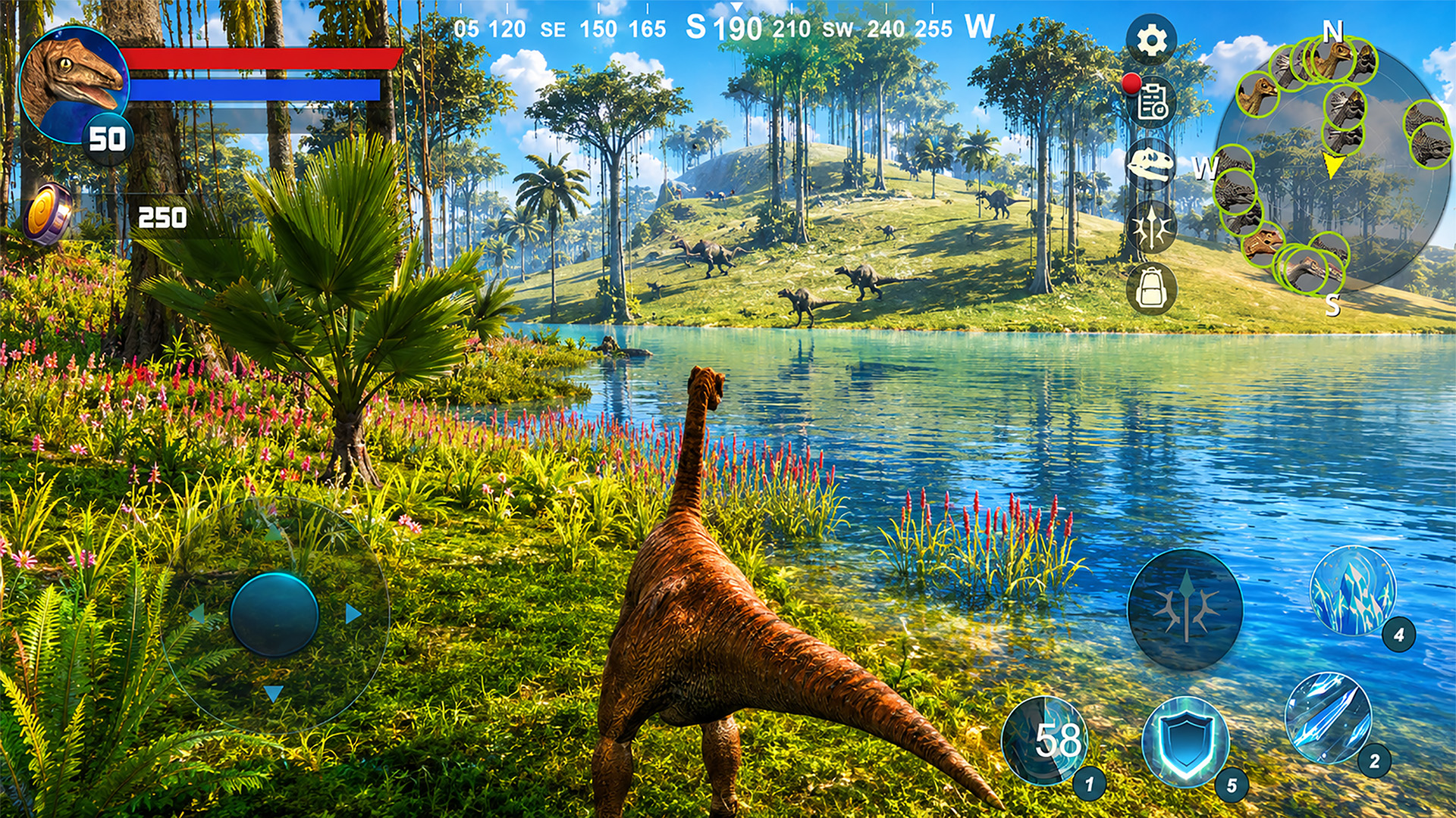اسکرین شات 6 بازی Gallimimus: Fastest Dino Sim