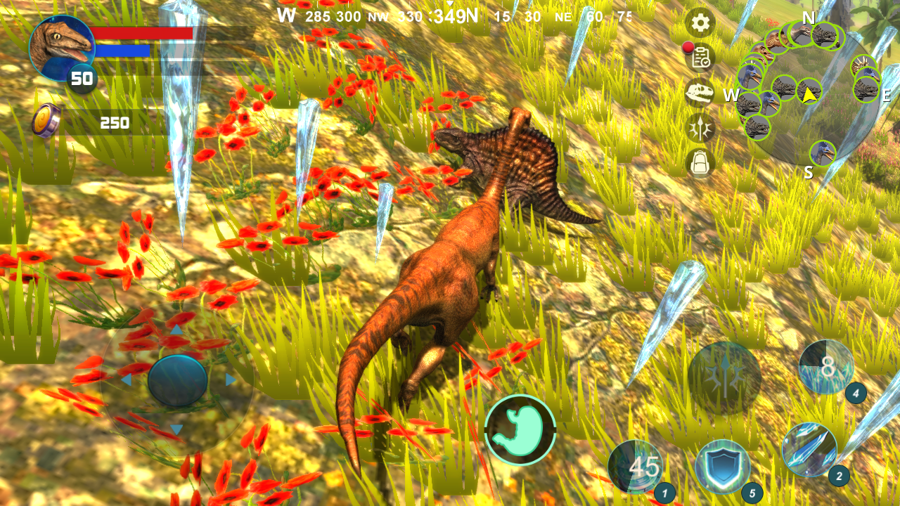 اسکرین شات 1 بازی Gallimimus: Fastest Dino Sim
