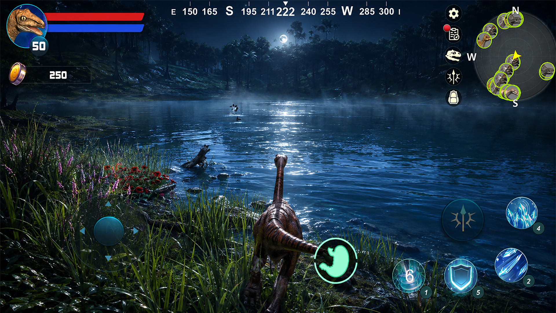 اسکرین شات 2 بازی Gallimimus: Fastest Dino Sim