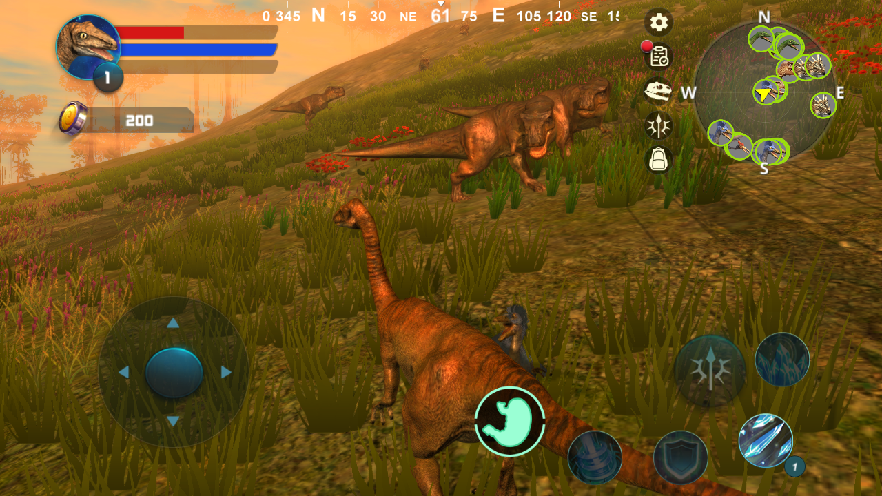اسکرین شات 5 بازی Gallimimus: Fastest Dino Sim