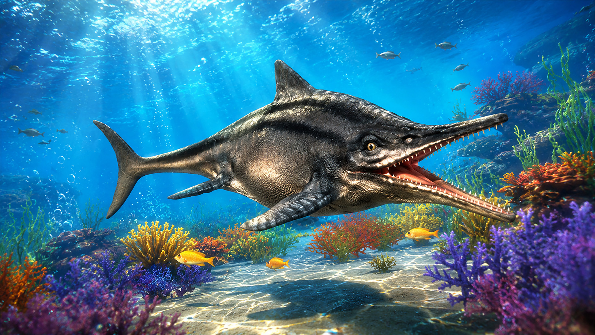 اسکرین شات 6 بازی Ichthyosaurus: Ocean Dino Sim