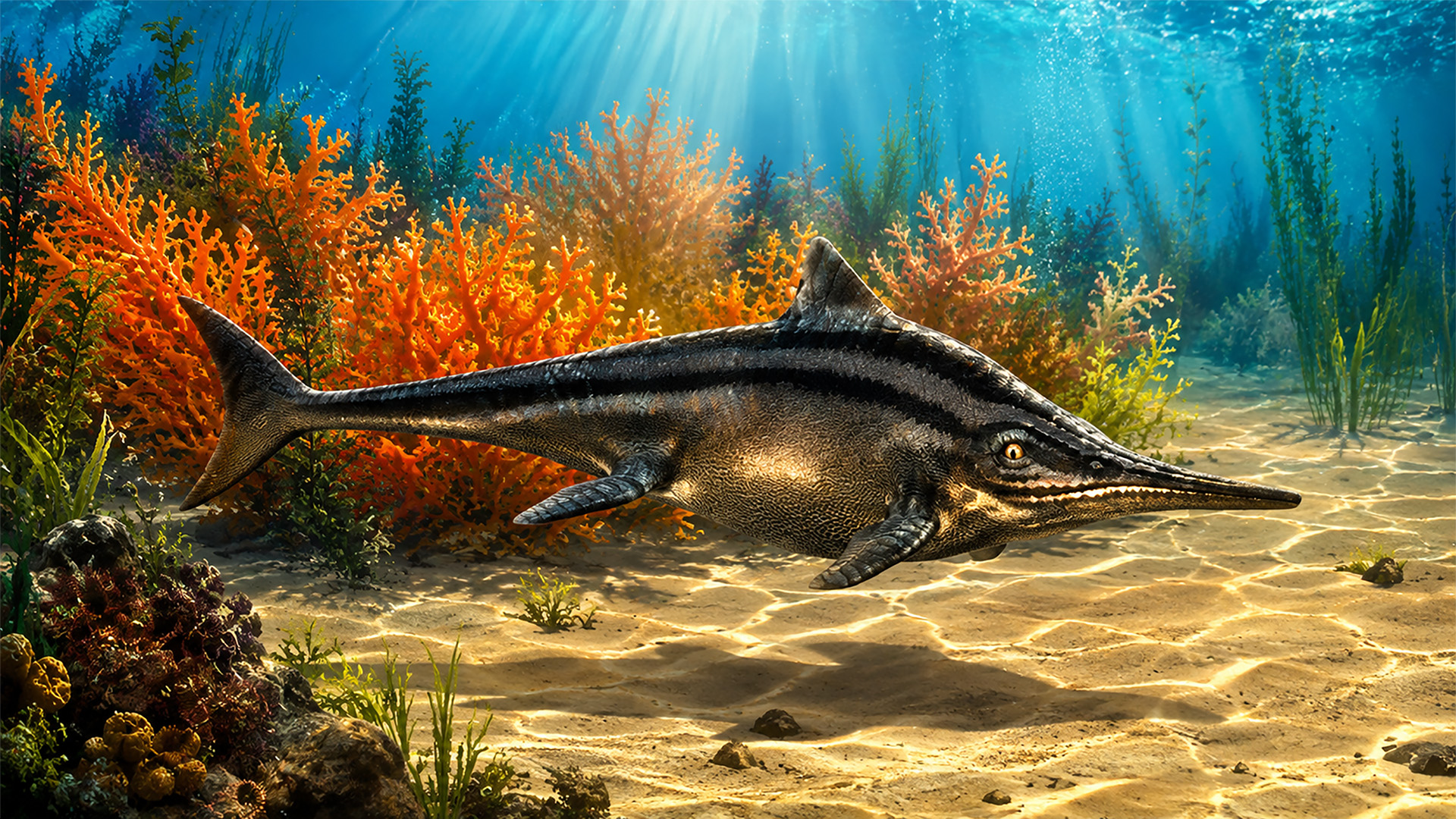 اسکرین شات 8 بازی Ichthyosaurus: Ocean Dino Sim