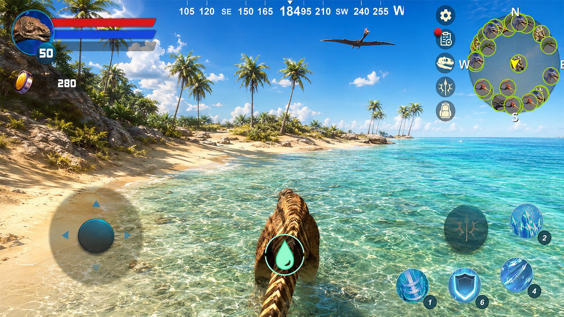 اسکرین شات 4 بازی Iguanodon: Dinosaur Survival