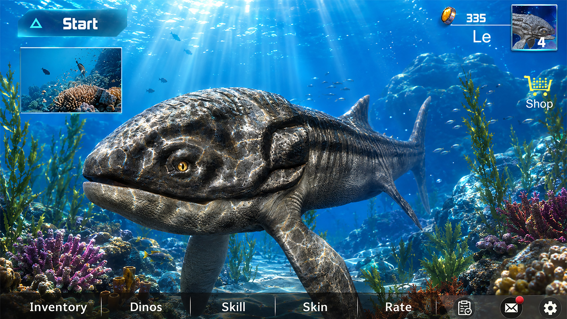 اسکرین شات 4 بازی Leedsichthys Simulator