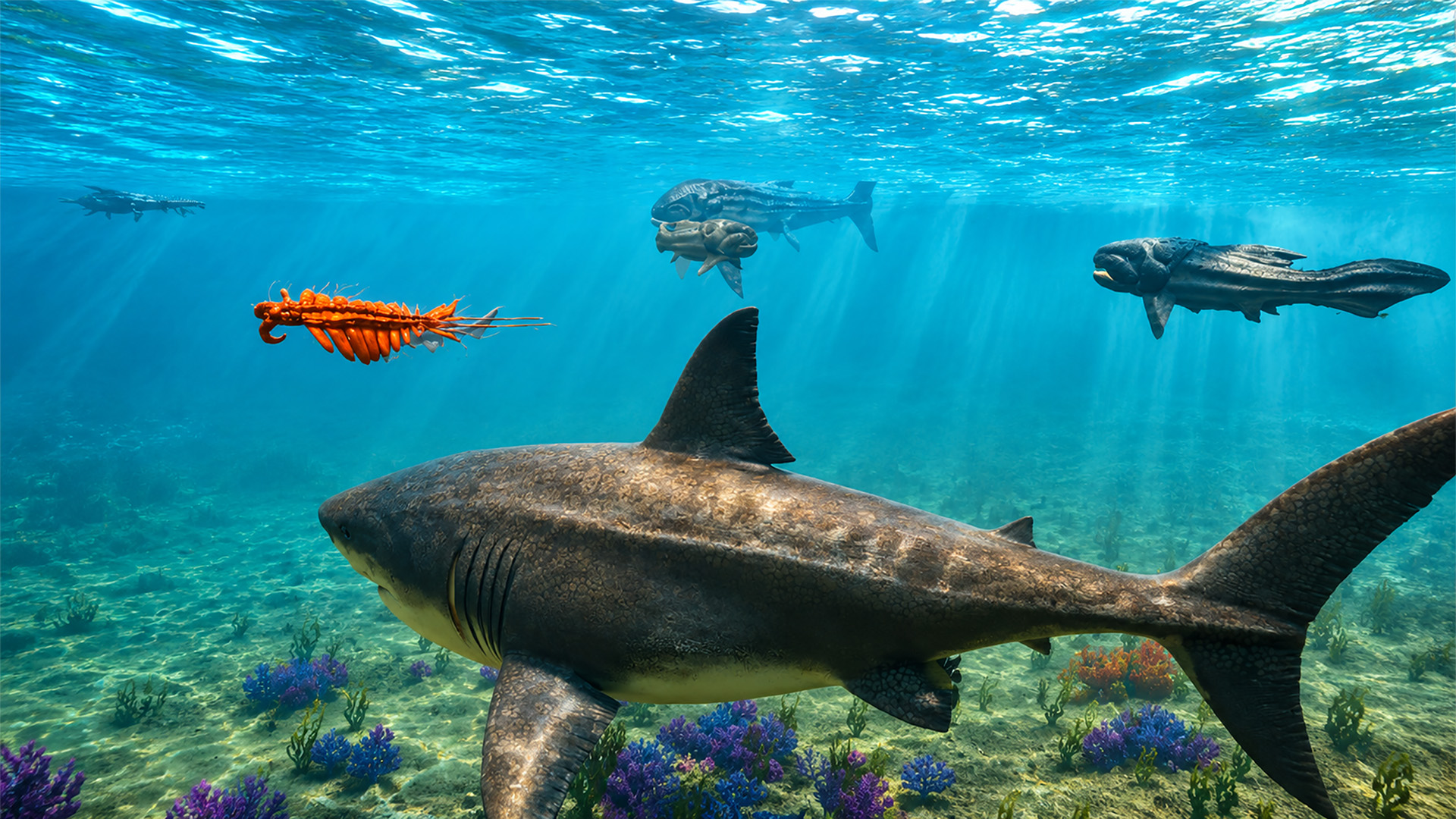 اسکرین شات 6 بازی Megalodon Dino Survival Sim