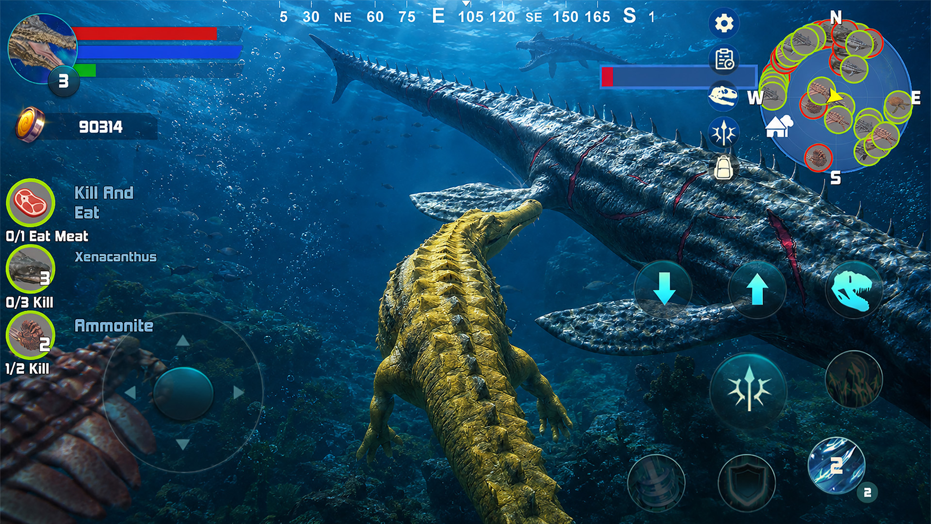 اسکرین شات 5 بازی Sarcosuchus Dinosaur Simulator