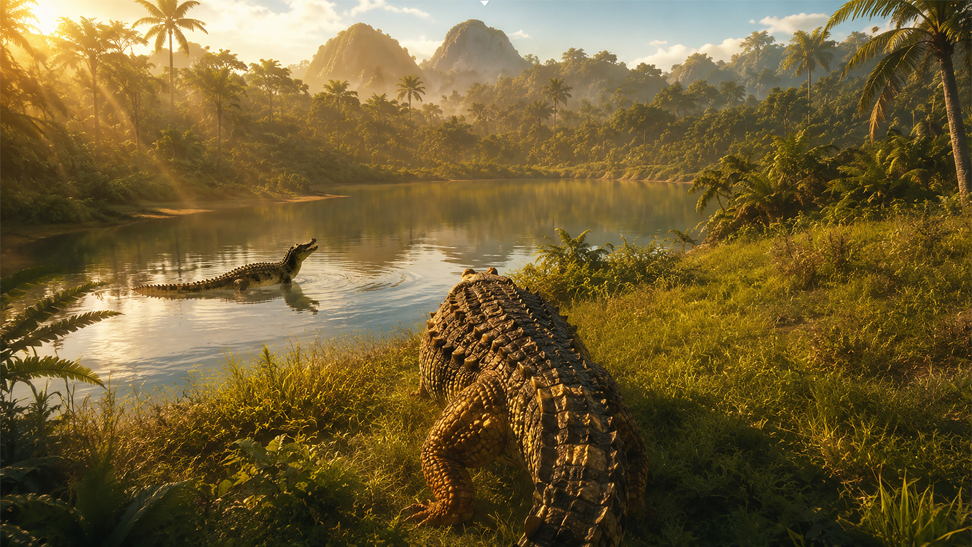 اسکرین شات 1 بازی Sarcosuchus Dinosaur Simulator