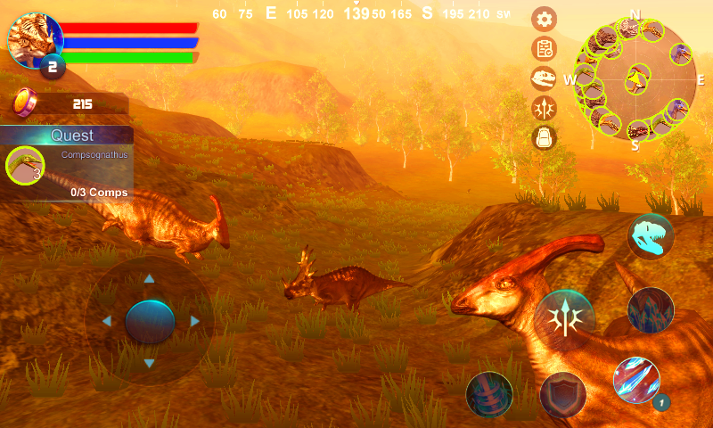 اسکرین شات 6 بازی Styracosaurus: Horned Dino Sim