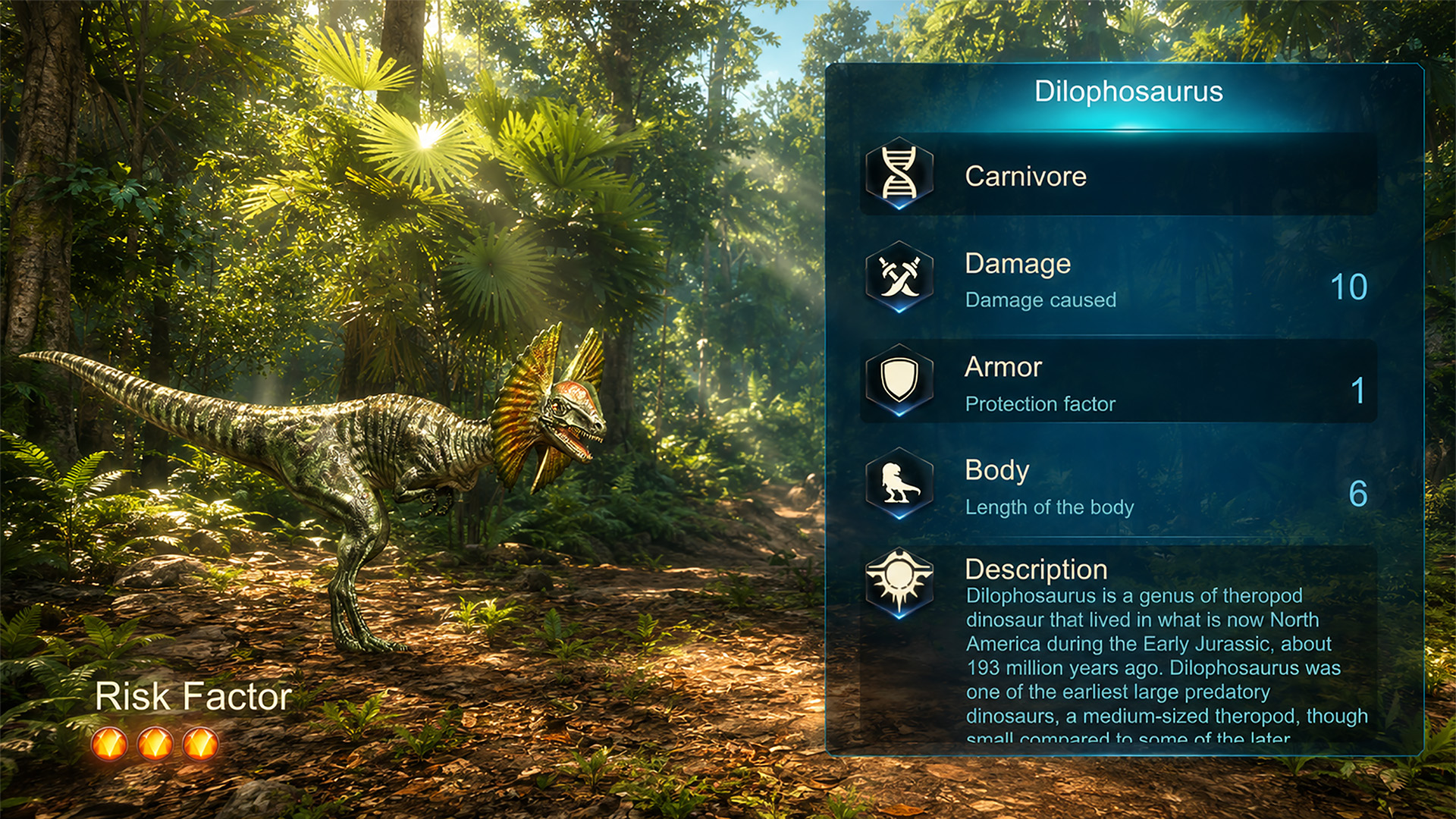 اسکرین شات 3 بازی Styracosaurus: Horned Dino Sim