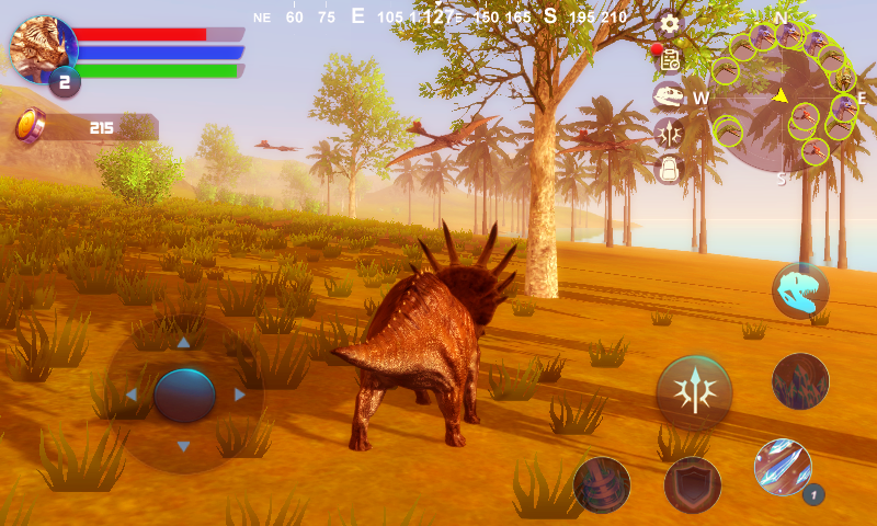 اسکرین شات 4 بازی Styracosaurus: Horned Dino Sim