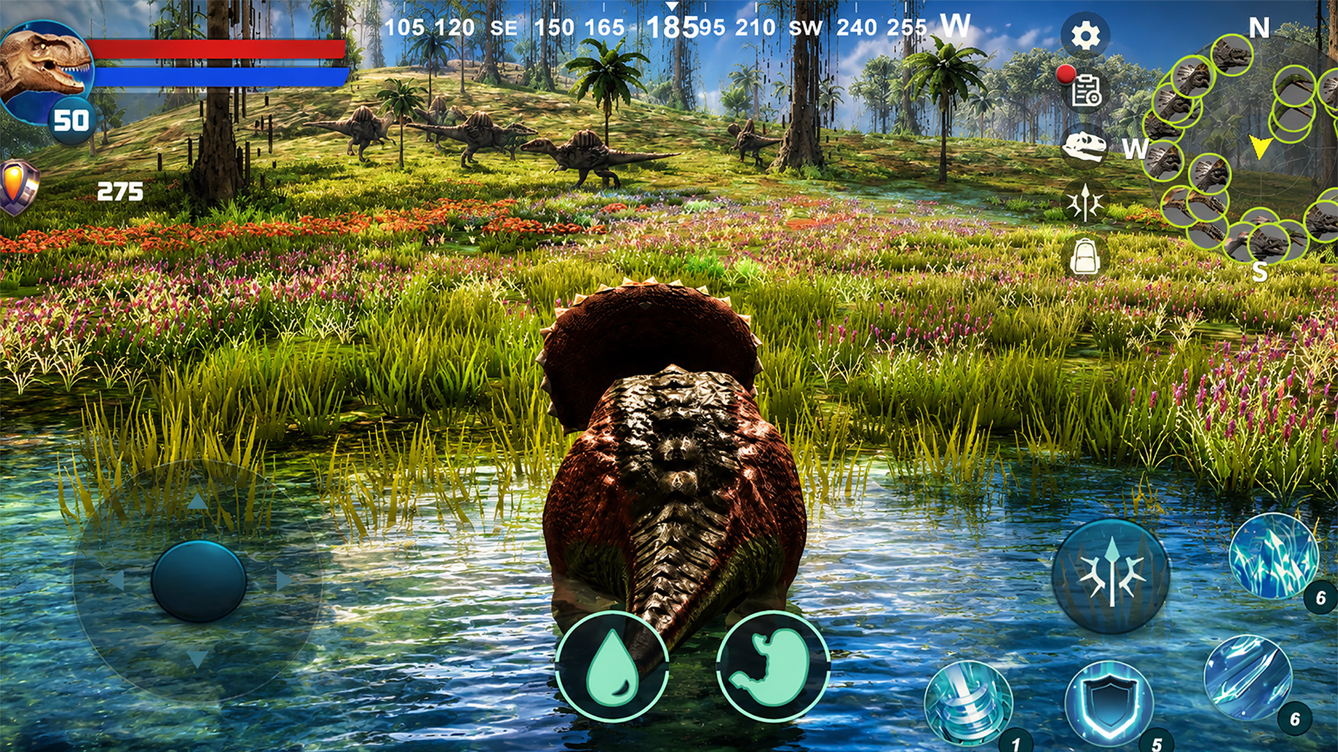 اسکرین شات 8 بازی Styracosaurus: Horned Dino Sim