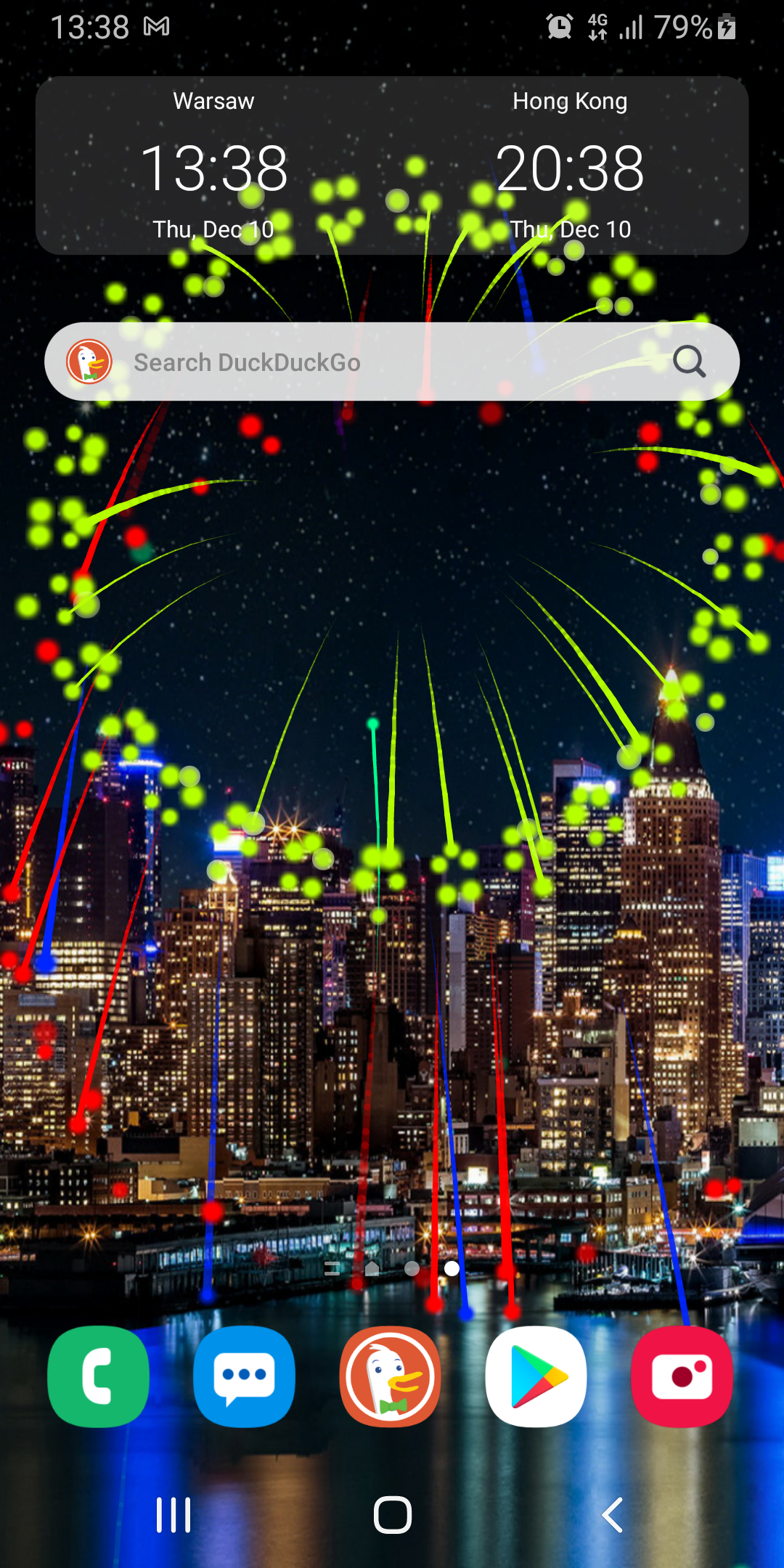 اسکرین شات 1 برنامه Fireworks 2024 Wallpaper