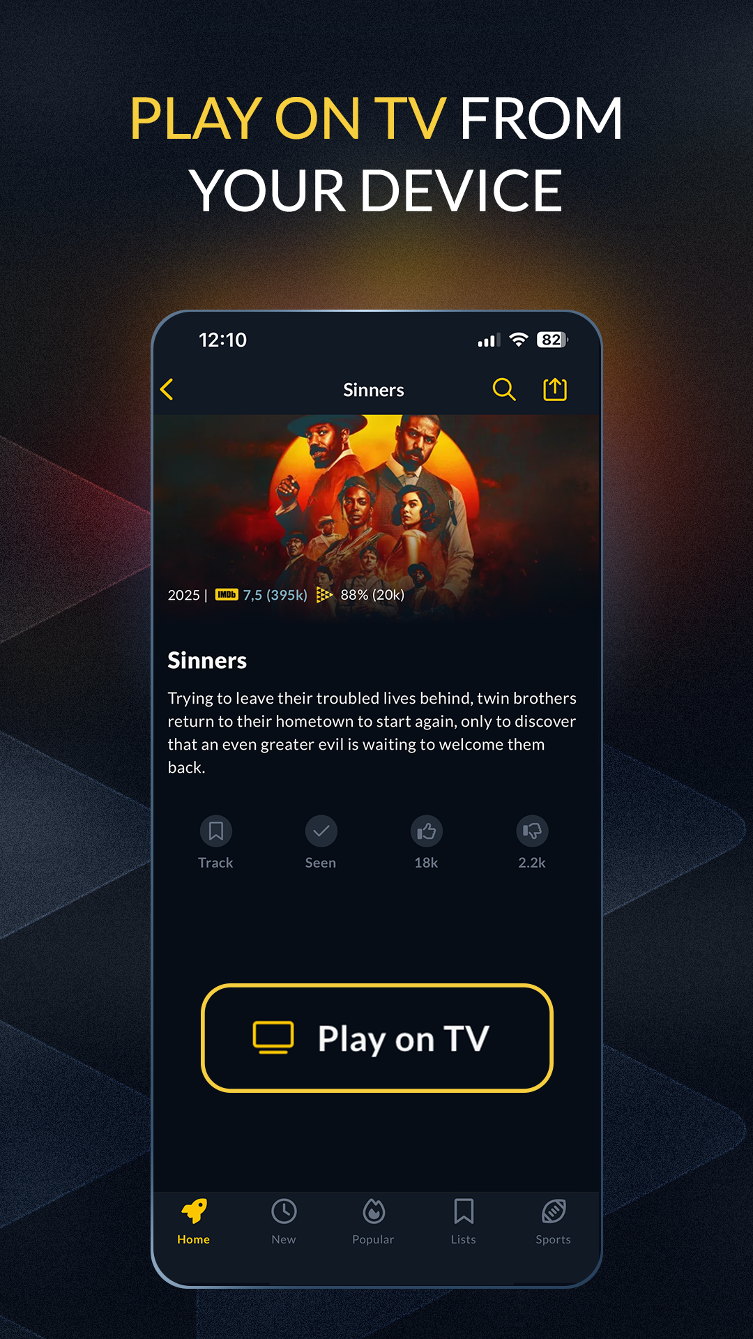 اسکرین شات 5 برنامه JustWatch - Streaming Guide