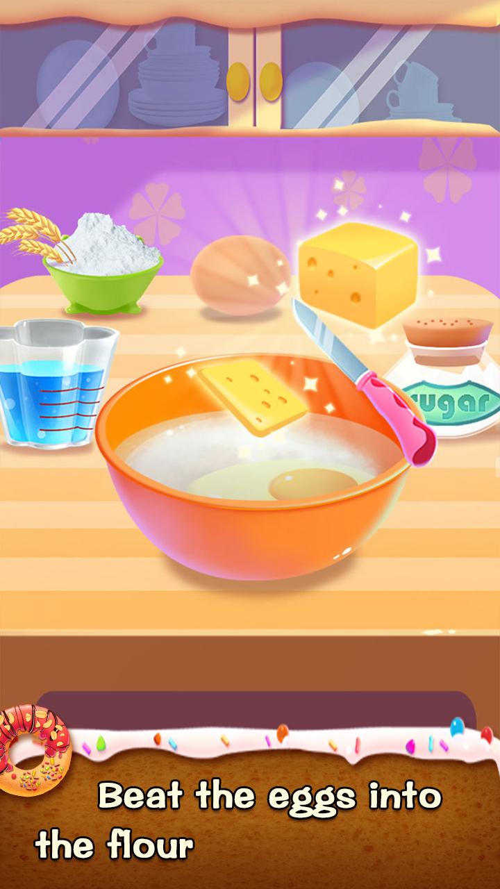 اسکرین شات 1 بازی Make Donut: Cooking Game