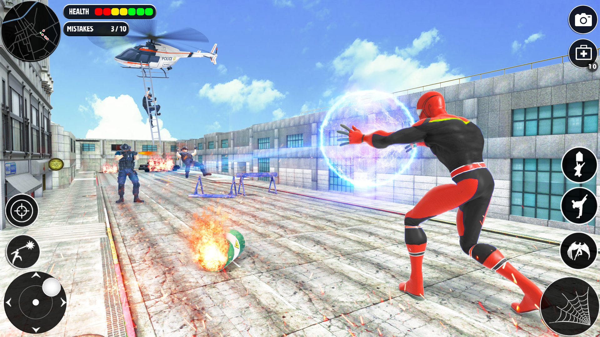 اسکرین شات 5 بازی Spider Fighting Man Hero Games
