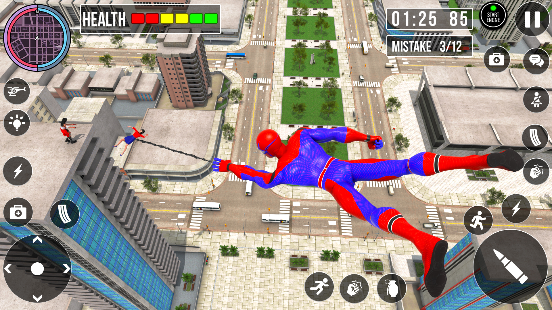 اسکرین شات 5 بازی Spider Hero Man Superhero Game