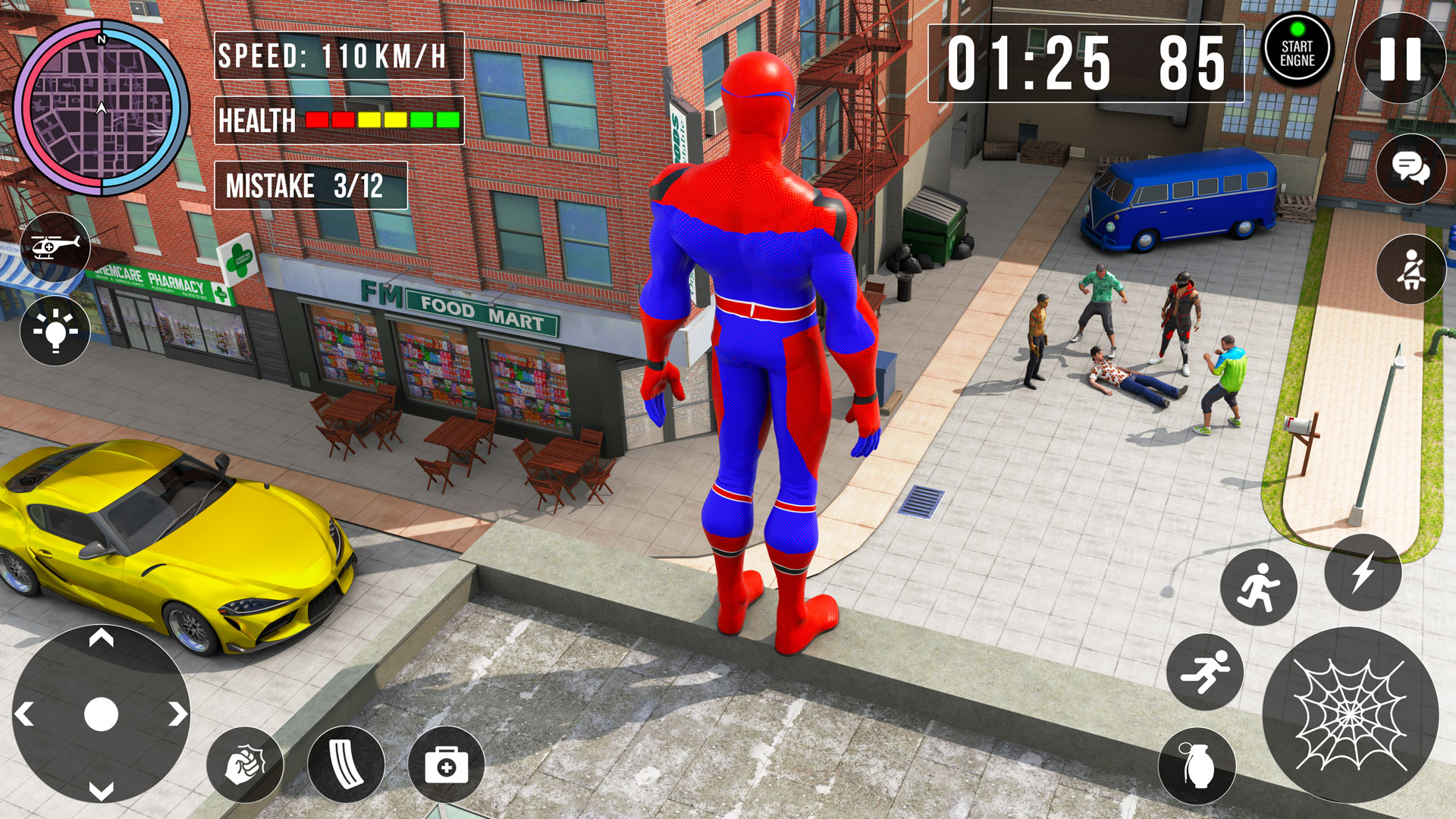 اسکرین شات 2 بازی Spider Hero Man Superhero Game