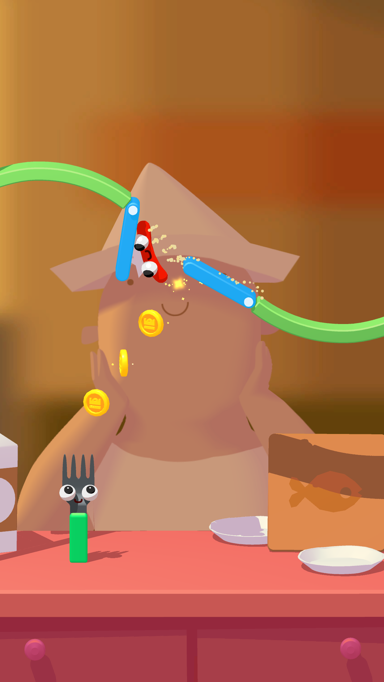 اسکرین شات 2 بازی Fork N Sausage