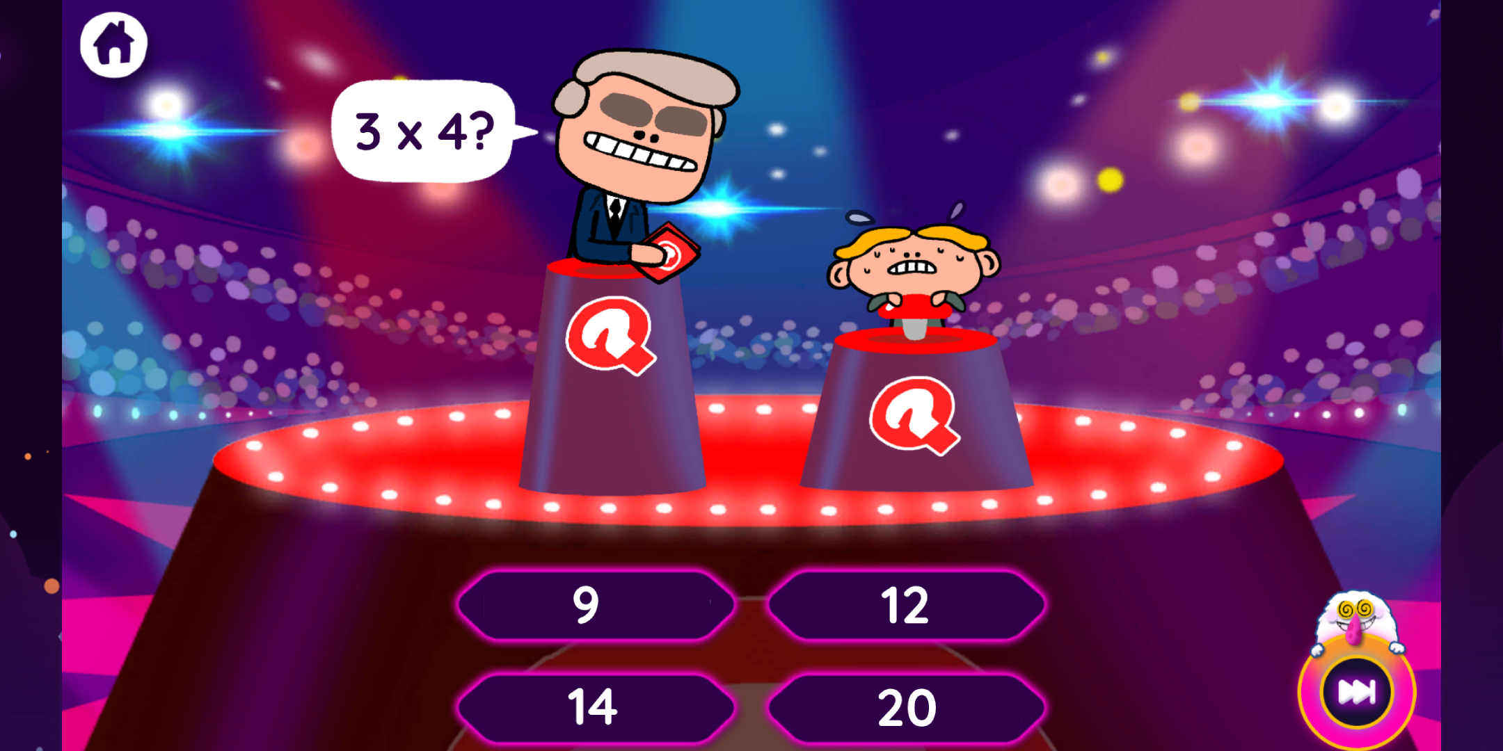 اسکرین شات 1 بازی Kahoot! Multiplication Games