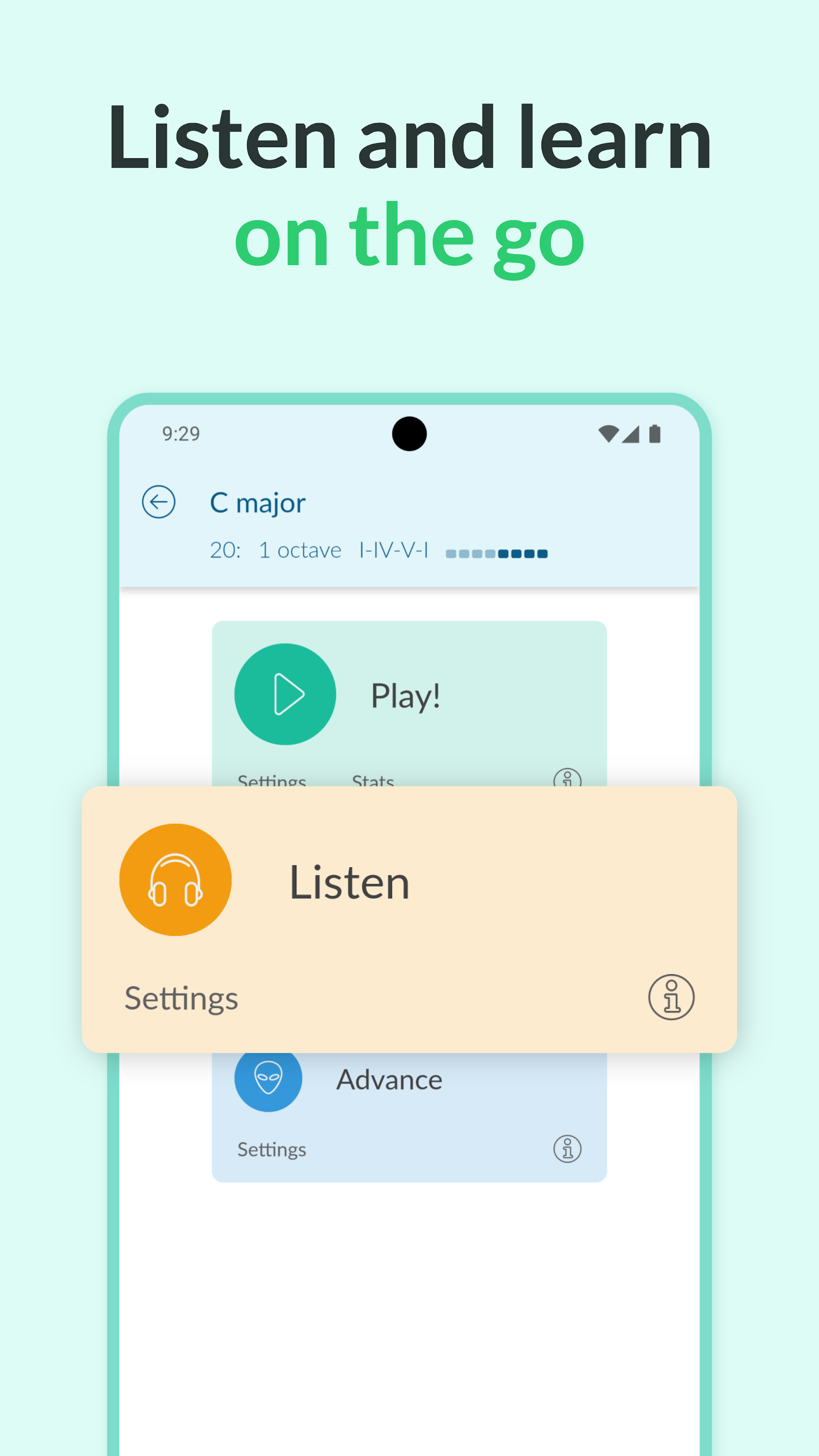 اسکرین شات 7 برنامه Functional Ear Trainer