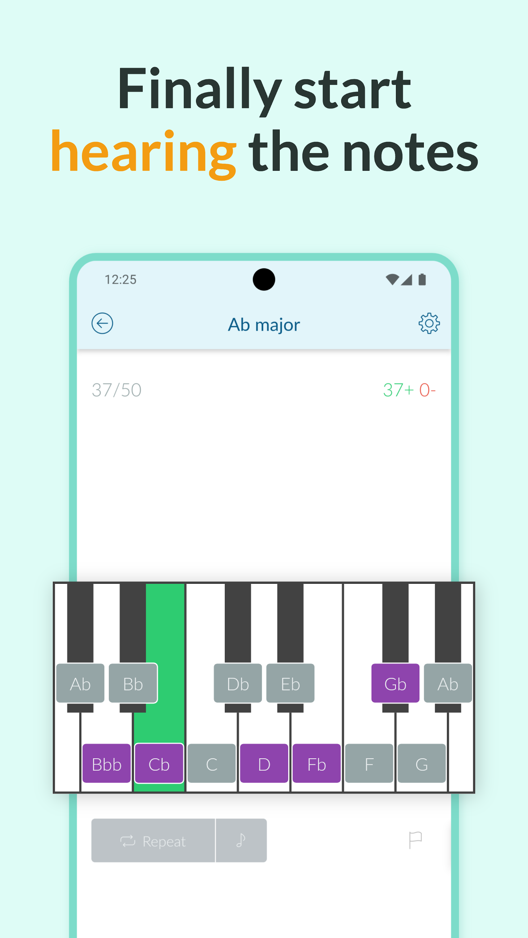 اسکرین شات 3 برنامه Functional Ear Trainer