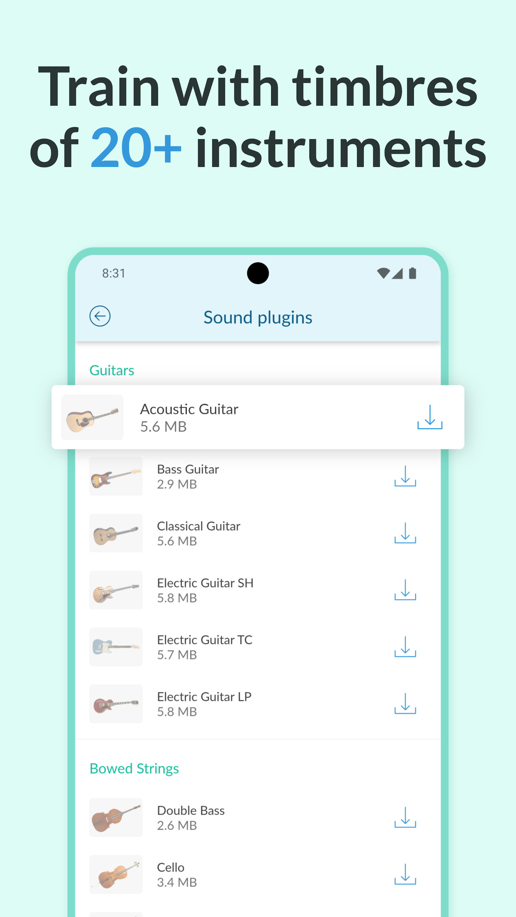 اسکرین شات 6 برنامه Functional Ear Trainer