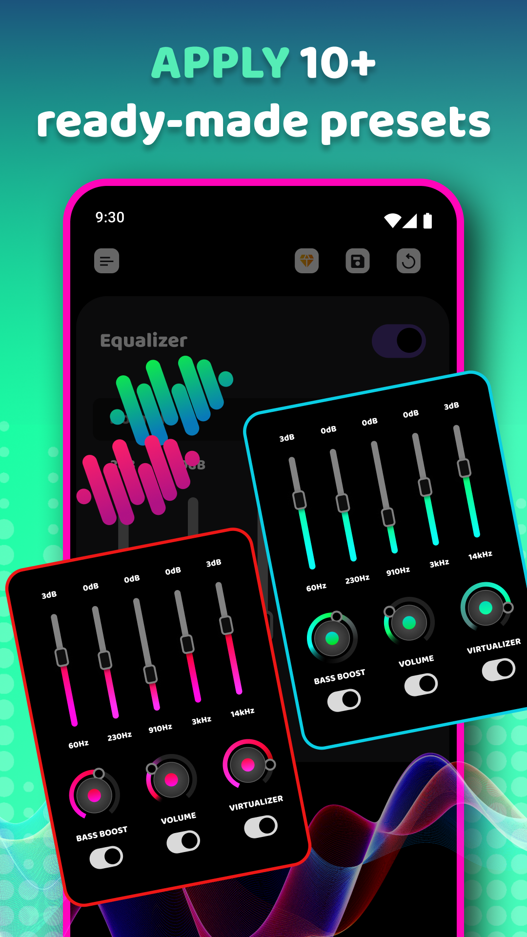 اسکرین شات 4 برنامه Equalizer Sound & Bass Booster