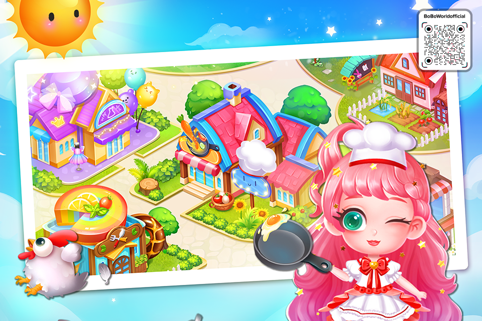 اسکرین شات 1 بازی BoBo World:kids cooking game