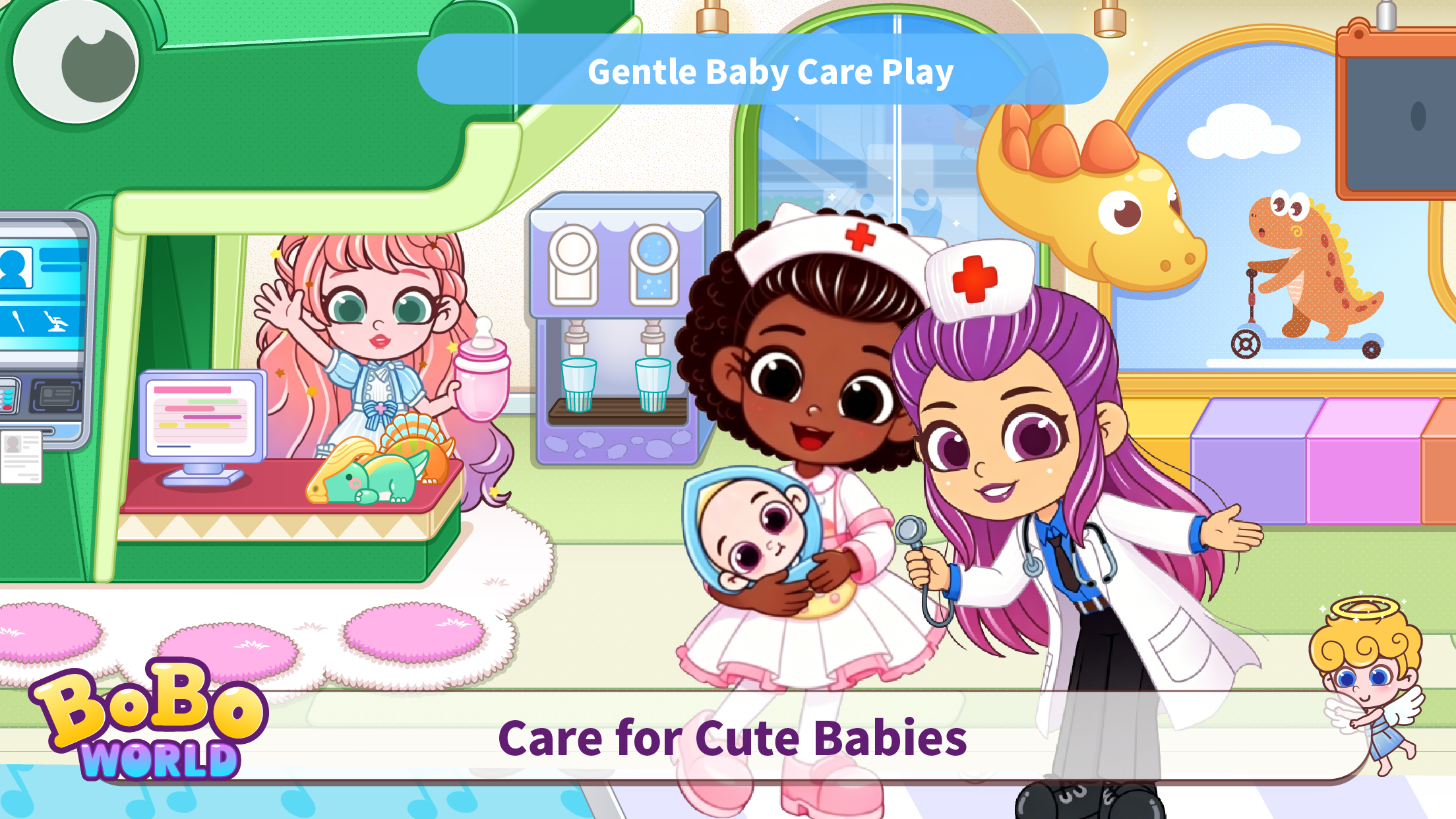 اسکرین شات 3 بازی BoBo World: Hospital Games