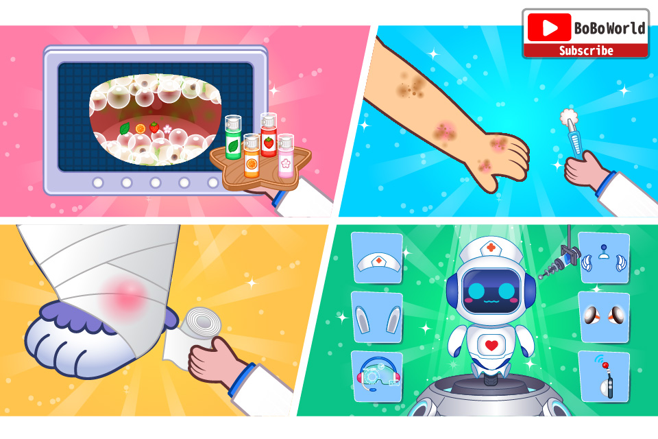 اسکرین شات 6 بازی BoBo World: Hospital Games
