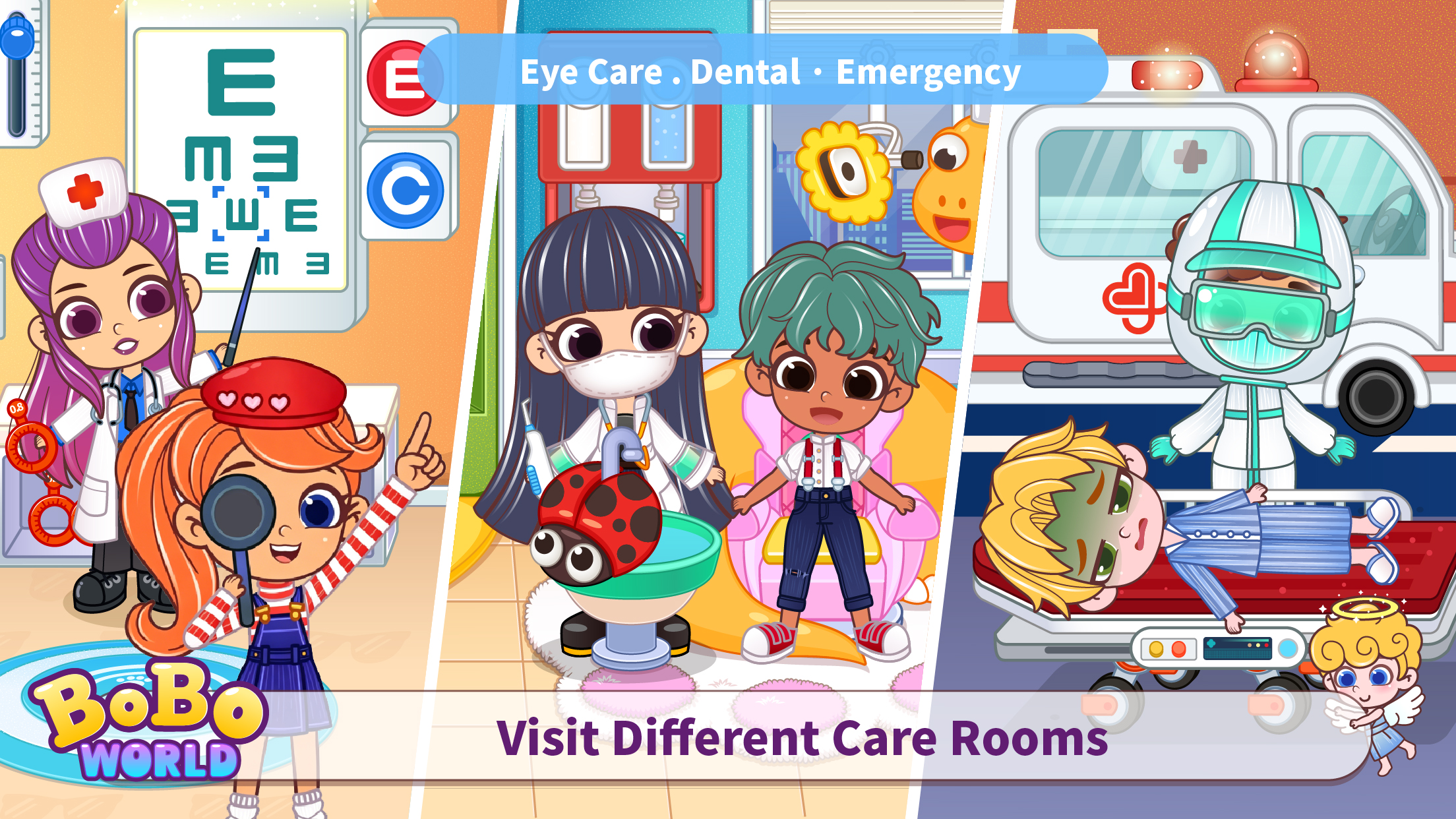 اسکرین شات 5 بازی BoBo World: Hospital Games